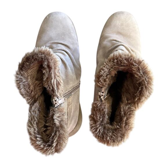 BareTraps Avita Light Brown Cold Weather Lined Booties Size 7.5 - Picture 5 of 9